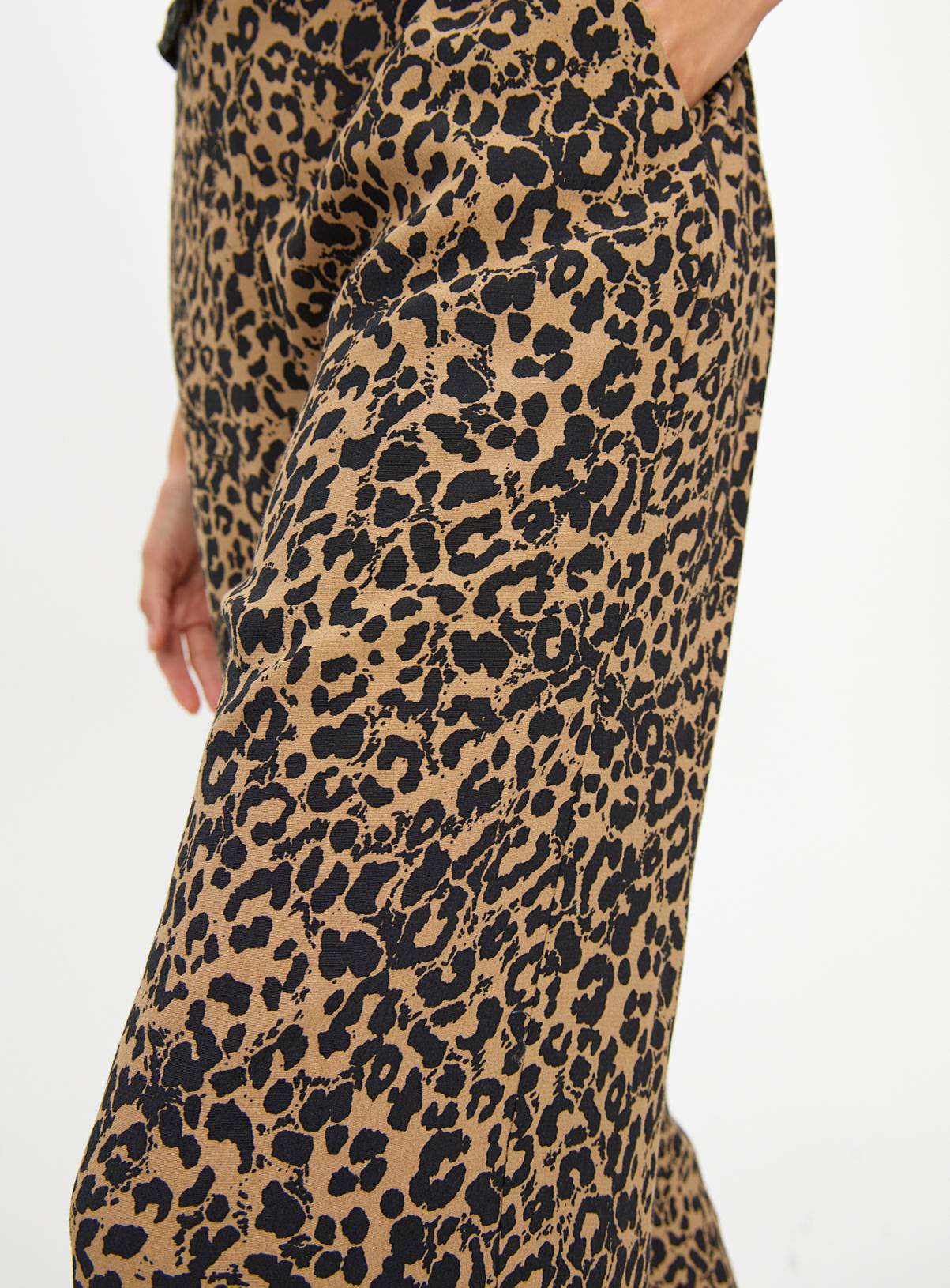 Leopard Print Wide Leg Coord Trousers  16 - Image 2